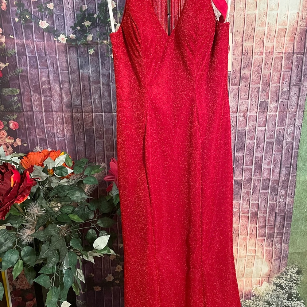 Elegant Red Prom Dress